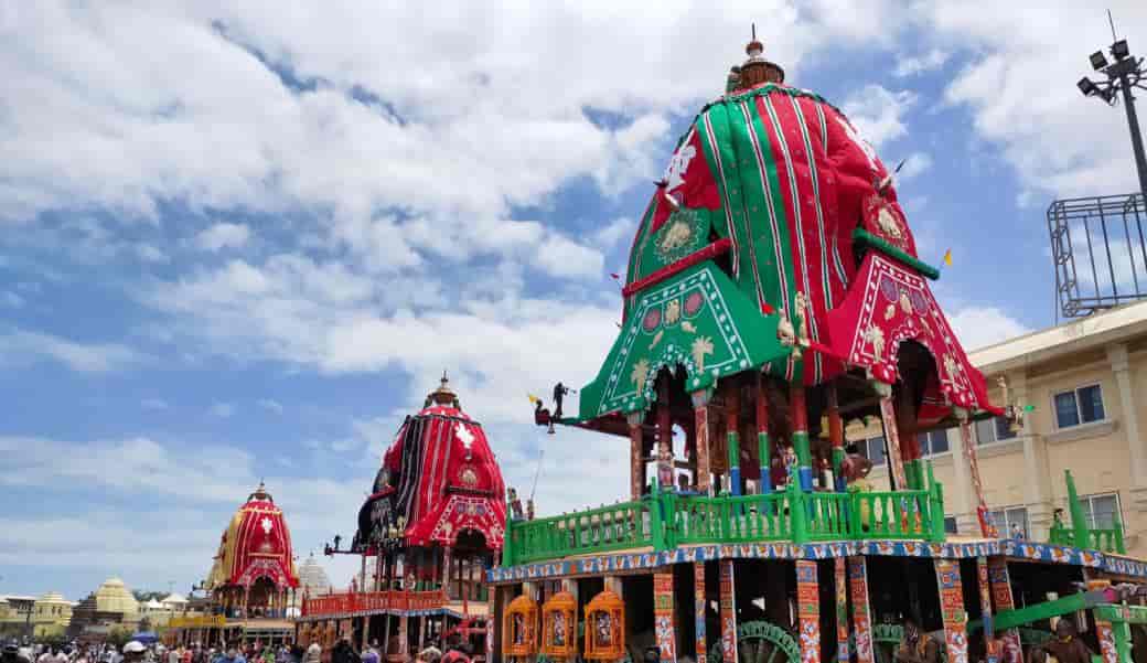 Ratha Yatra Chariots at Badadanda